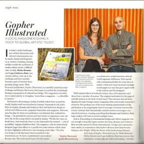 Gopher Magazine profiled in Tribeza